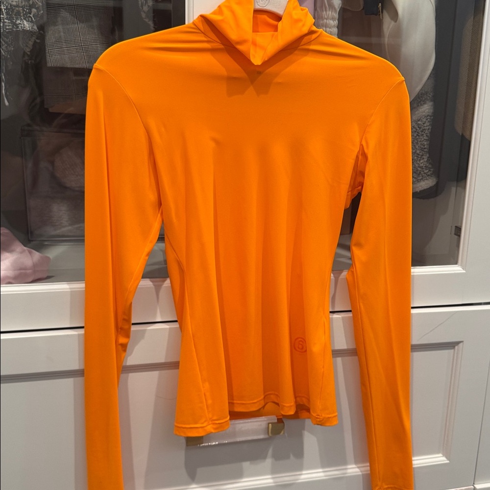 MM6 Maison Martin Margiela Orange turtleneck